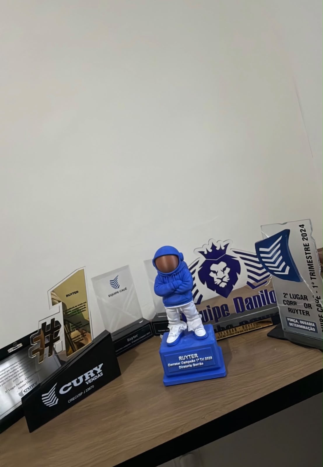 Troféus conquistados por Marcus Ruyter na construtora